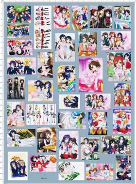 64514-B2604 1/700 lovelive 俾斯麦 mg z zeta 敢达gd水贴纸2