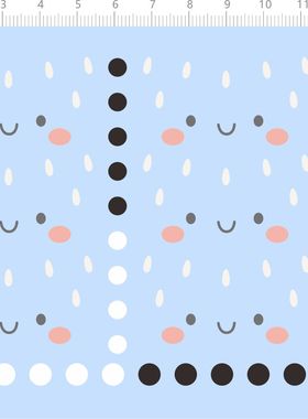 76839整版水贴 草莓表情 黑白圆 手办模型眼睛定制打印2312