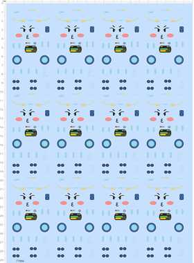 77986 无比例 菊长图终 手办模型眼睛水贴腮红插座嘴巴2403