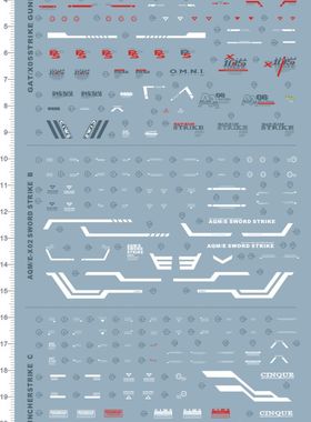 63395  MG GAT-X105 STRIKE RM 强袭剑装炮装武器包背包1