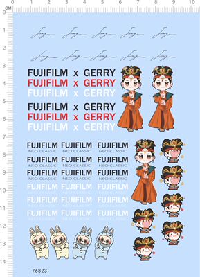 76823整版水贴 pen FUJIFLM 拉布布民族gerry风舞者neo 2312