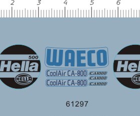 61297-506# ss120 waeco hella coolair ca-800 ca1000 水贴
