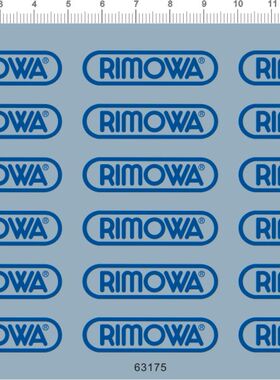 63175-A1204 rimowa 模型水贴纸
