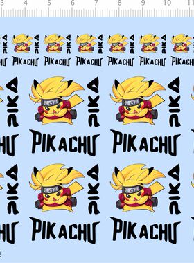 71770整版胶 皮卡丘 车钥匙水贴 模型水贴纸 现货