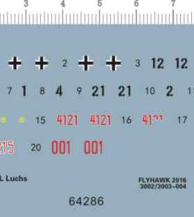 64286-A4218 整版胶 1/72 pz.kpfw ii ausf l luchs 模型水贴现货