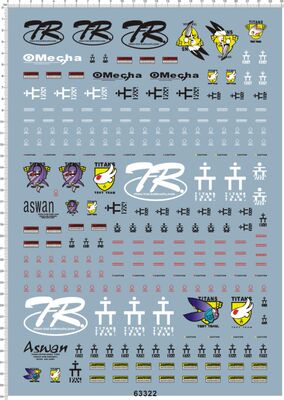 63322-B1703 PG TR-1 Hazel Advance 海兹尔高速型一二号机gd贴