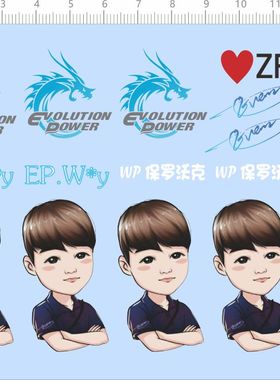 81593整版胶无比例Evolution Dower WP保罗沃克鼠标贴水贴纸模型