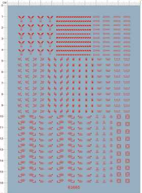 63665-  caution danger 通用警告警示标识gd水贴纸2
