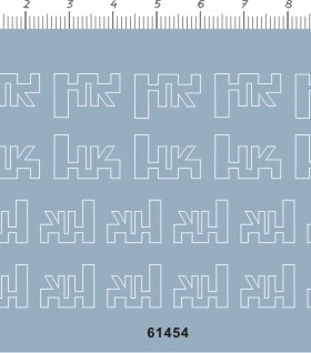 61454-507# 模型玩具枪 hk 416 d 1/1 水贴纸