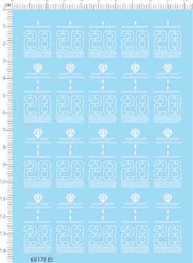 68170整版胶MG MS-06R-2盾牌ROBERT GILLIAM ZAKU II吉翁28号水贴