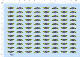 70027整版胶HG Micro machines迷你先锋标签个性签名英文名水贴纸