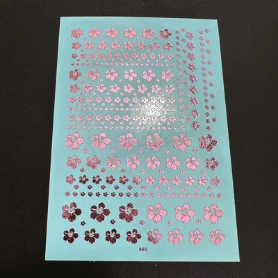 999烫金烫银水贴  电镀亮粉红 樱花 异端高达模型定做打印七月