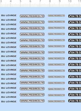 70489整1/50 Nº1 DU LEVAGE WWW.MEDIACO.FR 工程车模型水贴现货