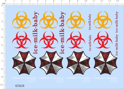 65826生化危机ice milk baby战神再生化面具umbrella corporation