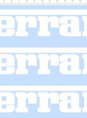 71643整版胶 FERRARI 法拉利模型车水贴