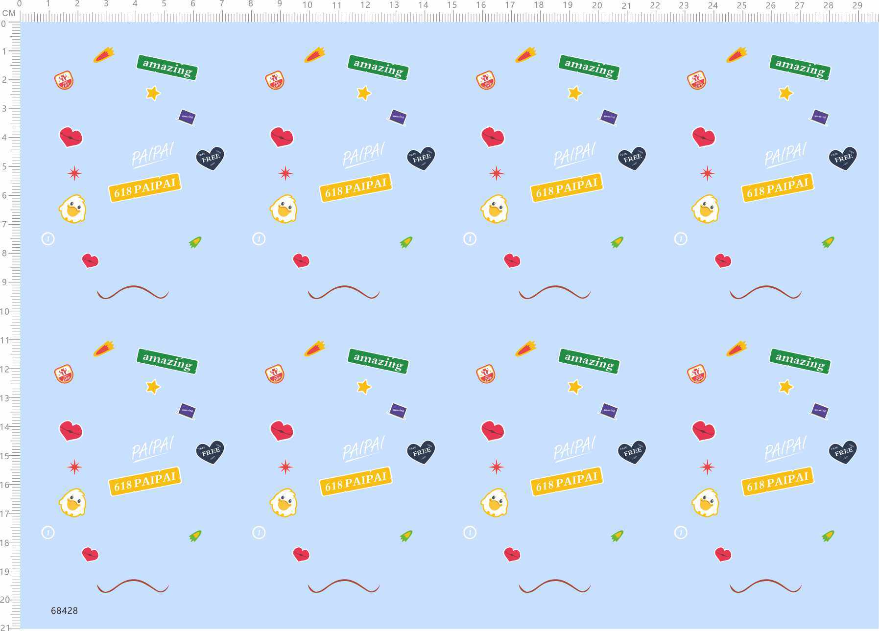 68428整版胶amazing 618 PAIPAI FREE纸模3D打印产品水贴纸水转印,餐饮具,咖啡滤纸,淘宝优惠券,粉丝福利购,淘宝优惠卷