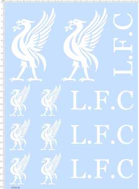 67825整版胶HG利物浦队员名gp03模型gp03D敢达水贴敢达水贴纸