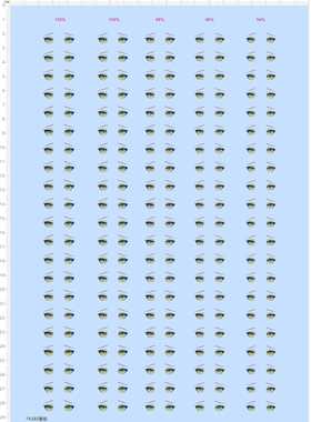 74385整版水贴 手办眼睛水贴六月