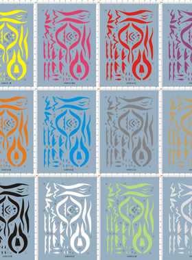 64801A HG Qubeley Papillon蝶影卡碧尼gd水贴 water decal