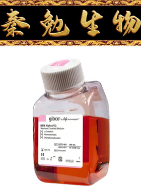 Gibco 货号：12571-063 α-MEM培养基