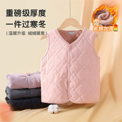 精典泰迪校服神器保暖背心马甲男童女童可内搭外穿冬季儿童马甲