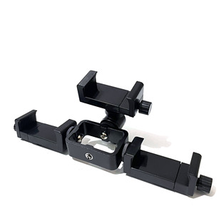 手机直播多机位头主播直播支架三位机夹子拍摄神器3个三位固定夹