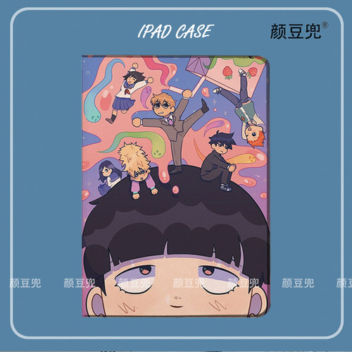 灵能百分百 影山茂夫ipad10.2适用air4/5第十代保护套matepad pro11笔槽mini5/6小米5pro12.9荣耀V8动漫OPPOP