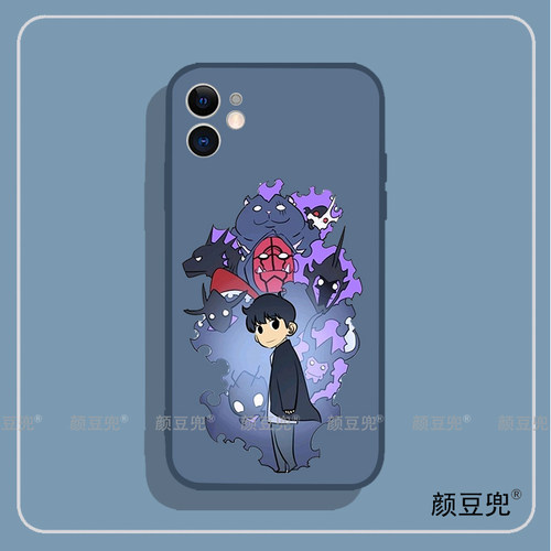 我独自升级 动漫周边适用iphone15promax华为mate60pro小米14iqoo11苹果13硅胶vivoX70一加10pro三星红米荣耀