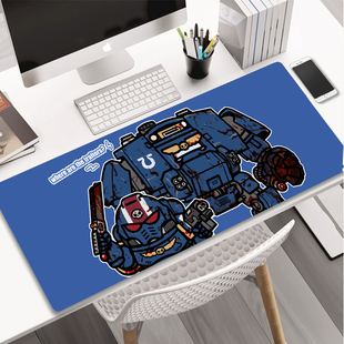 战锤40k 枪星际战士 军团大号鼠标垫 防滑学生办公室桌垫键盘垫软