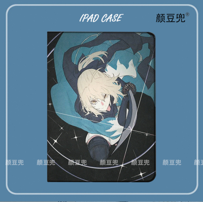 fgo 冲田总司 ipad10.2适用于air4/5 10.9保护套matepad pro12.9 Air3笔槽mini5/6小米5/6pro11华为M6荣耀V8