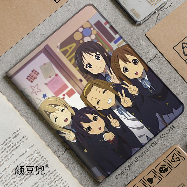 kon轻音少女ipad10.2适用air34/5保护套matepad pro11笔槽mini5/6