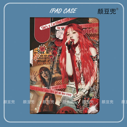 宋雨琦gidle同款ipad10.2适用air4/5保护套matepad pro12.9笔槽mini5/6小米5/6/7旋转Air6华为matepad Air12