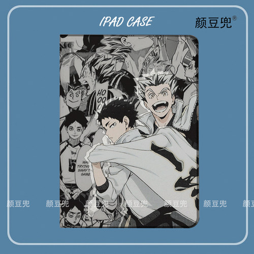 排球少年 木兔光太郎ipad10.2适用air4/5保护套matepad pro12.9笔槽mini5/6小米5/6pro11旋转Air6壳VIVO3PAD