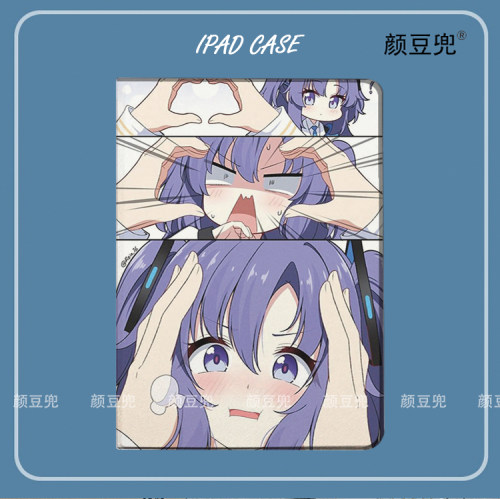 蔚蓝碧蓝档案ipad10.2适用air3/4/5保护套pro11笔槽mini56小米5Pro第十代matepad pro12.9荣耀V8早濑优香华为