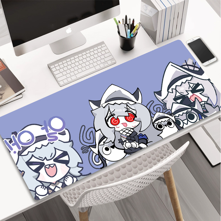 明日方舟 归溟幽灵鲨 动漫周边 鼠标垫大号游戏电竞键盘桌垫 定制