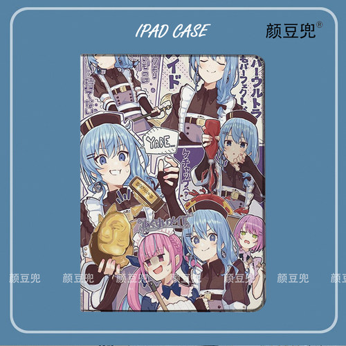 凑阿库娅hololive星慧ipad10.2适用air4/5第十代10.9保护套matepad pro12.9笔槽mini5/6小米5/6pro11OPPOvivo