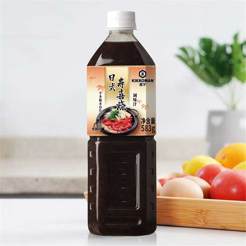 万字寿喜烧583g甜味酱汁日式风味牛肉火锅汤底酱油汁调味料