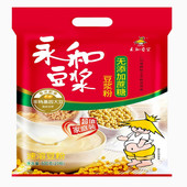 永和豆浆无添加蔗糖600克装 即食冲饮豆粉豆浆粉内有20包早餐豆浆