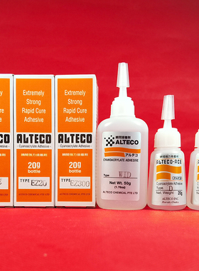 ALTECO安特固EE瞬间EZ100EZ20EZ300WID88DW100W200X液体胶水EZ3
