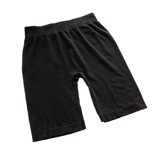 夏薄款防走光安全裤女高腰纯棉透气五分打底短裤高弹力胖mm加大码