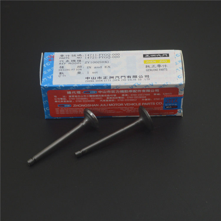 适配雅马哈100踏板摩托车凌鹰鬼火福喜巧格100原装气门缸头气门