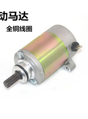 适用豪爵红宝UM125T天玉UZ125T灵迪HJ125T-18起动马达启动电机