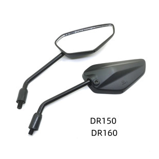 适用豪爵摩托车DL150后视镜HJ150-10-10-17 DR150 DR160反光镜