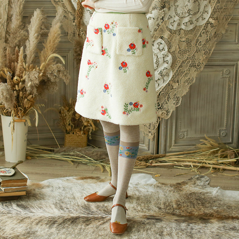 脸儿艺秋冬新品羊驼精美绣花绣花