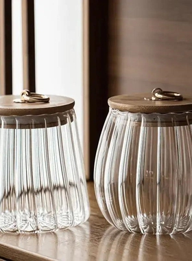 储物罐糖罐瓶子玻璃密封罐杂粮收纳盒储存茶叶食品级高硼硅玻璃罐