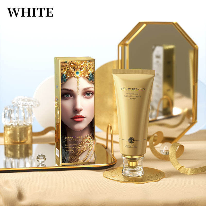 肤研美白祛斑洁面乳提亮肤色淡化色斑去黄气男女洗面奶通用护肤品