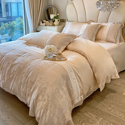 轻奢A类磨毛四件套纯棉120支加厚