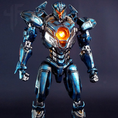 环太平洋机甲模型重涂金属色复仇流浪者黑曜石雅典娜仿真礼物生日