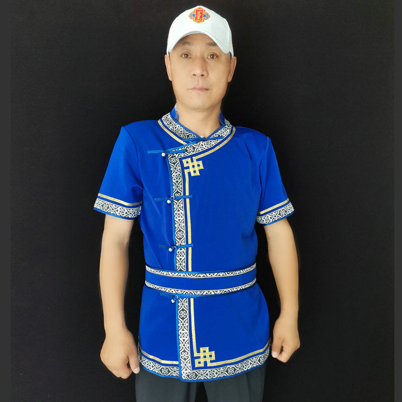 夏季服务员工作服蒙古服