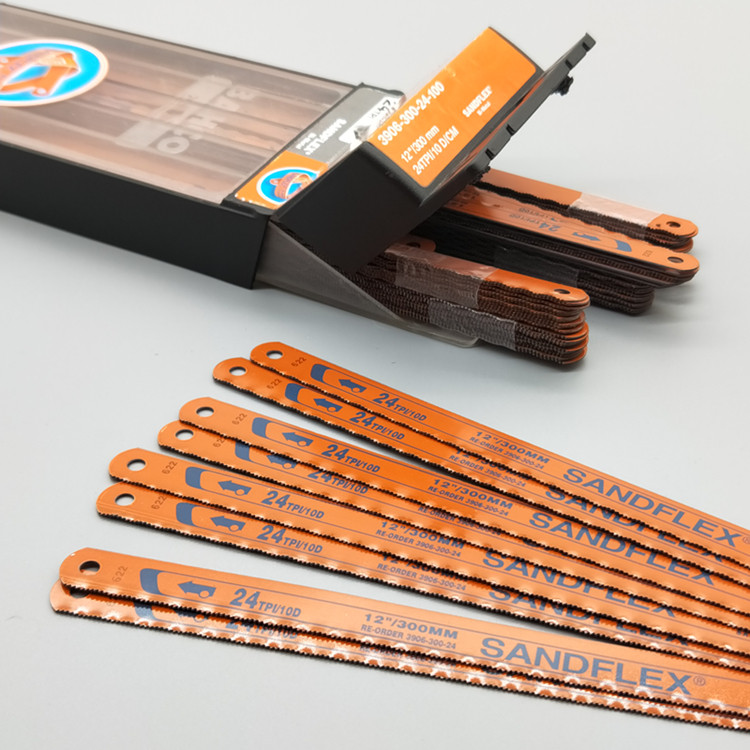 5条包邮瑞典百固bahco鱼唛手动锯片条双金属钢锯条磨刀钢锯条刀片